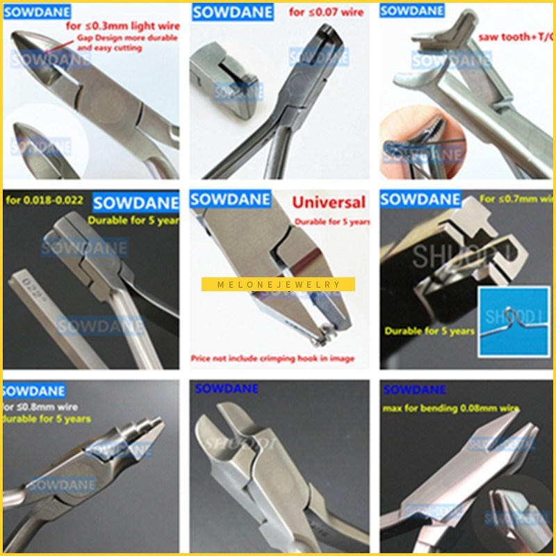 Dantal Orthodontic Plier Light Wire Cutter Plier NII Archwir