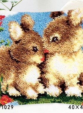 Latch Hook Rug Kits Pillowcase Goblen Kitleri Canvas Kussen