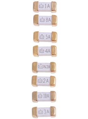 10 Pcs/lot Gold Foot 1808 125V SMD Fast Blow Fuse 0.5A 0.75