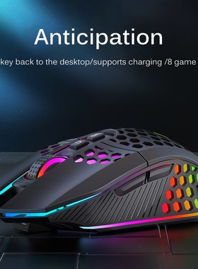 Gaming Mouse Rechargeable Wireless Silent LED Backlit Optica