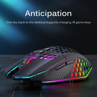 Gaming Mouse Rechargeable Wireless Silent LED Backlit Optica