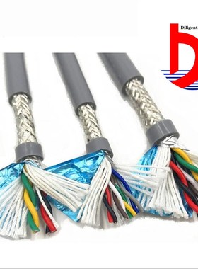 20AWG 2/3/4/5 core owline shielded cable 5m PVC flexible wir