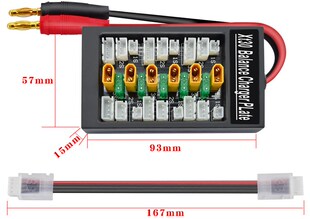 Lipo Charger Adaptor Board Plate 1S 3S XT30 Plug Parallel f