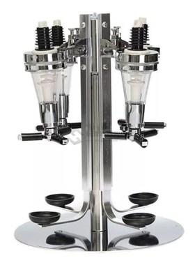 4 Head Professional Desktop Rotary Racks Wine Dispenser KTV