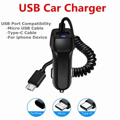niversal Car Charger With SB Cable Mobile Phone Charger  iph