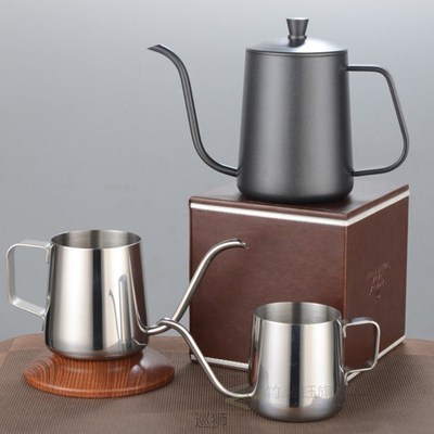 Premium Hand Punch Pot Coffee Pots Pour Over Drip Kettle Sta