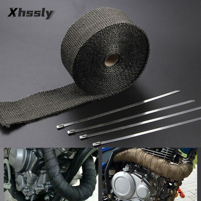 Motorcycle Exhaust Header Pipe Heat Shield Protection For HO