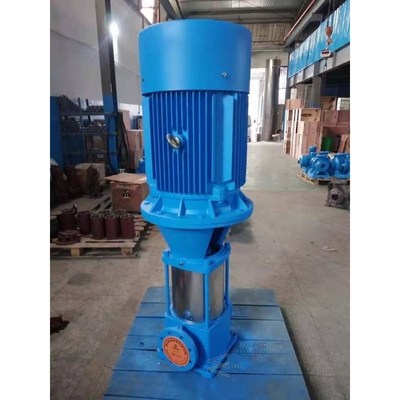Vertical in-line pipeline booster centrifugal pump for water