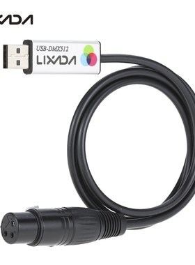 Lixada Usb To Dmx Interface Adapter Stage Lighting Disco Lig