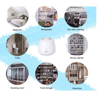 Ionic Ozone Generator USB Portable Air Purifier Remove Cigar