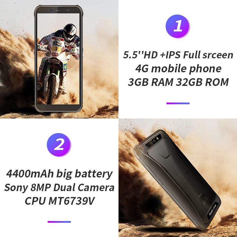 New arrival Blackview BV5500 PLUS IP68 Waterproof Rugged Sm