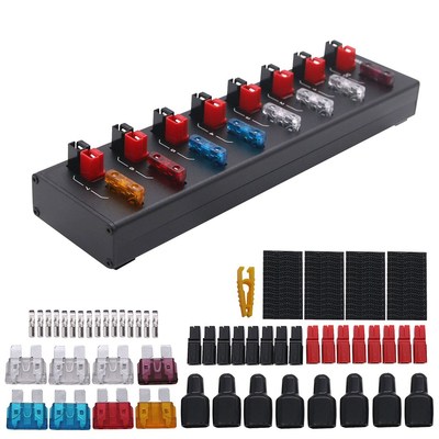 8-Port 40A Connector Power Splitter Distributor Source Compa