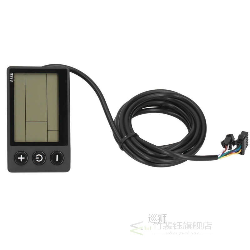 Electric Bike Display S866 24V/36V/48V Waterproof LCD Displa
