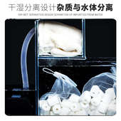 乌龟缸带晒台别墅背滤底部排水免换水家用专用大型玻璃水陆饲养缸