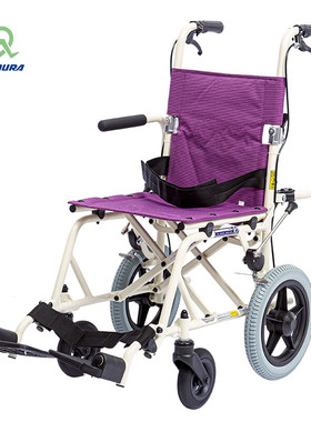 日本河村轮椅老人便携轻便可上飞机折叠手动轮椅旅游家用小巧KA6