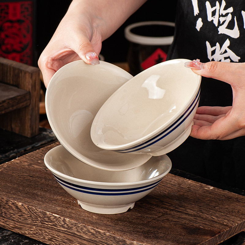 中式商用加厚老式复古土碗蒸碗餐厅梅菜扣肉碗火锅蒸烧白碗蘸水碗