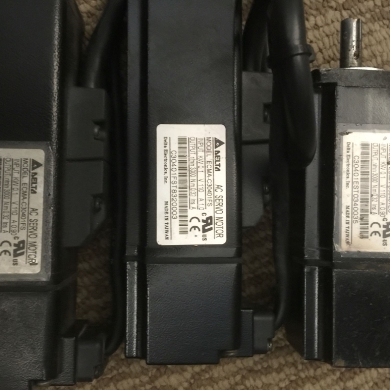 【议价】台达电机ECMA-C30401ESC30401FS89成新