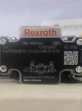 【议价】询价R900913454 4WRAEB6E15-23/G24N9K31/A1V # Rexroth/