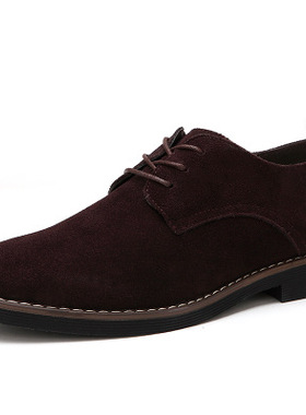 Men's casual suede shoes big size 45 46 47 48 大码休闲鞋皮鞋