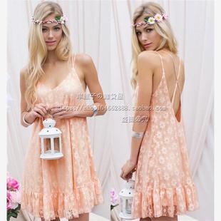 Sling Prom Cocktail women Dress Party Lace Evening Sexy Gown