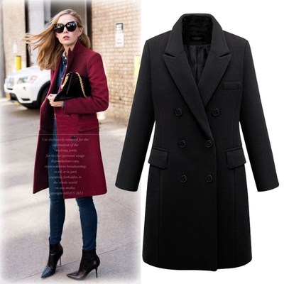 Winter Jacket Trench Coat For Women Long Overcoats Outwear