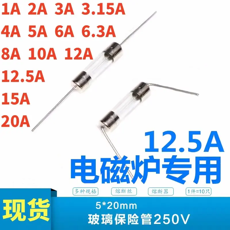 电磁炉家用配件保险管250V10A