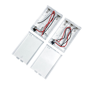 12V3节18650电池盒21700串联并联免焊接点焊带开关带线带盖子新品