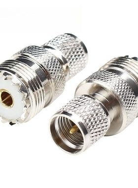 射频同轴连接器SO239UHF母转UHFJ8.3公接头母头母针SMA连接线