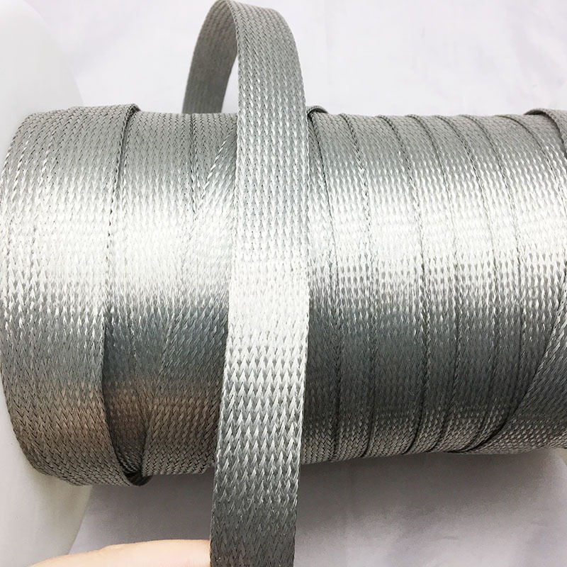 防波套16MM镀锡铜蛇皮网 电线屏蔽套管 金属隔离网 铜编织带