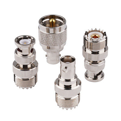 射频同轴连接器UHF转BNC转接头公