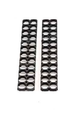 18650锂电池支架2X12联电芯固定支架 防火阻燃V0材质韧性足质量好