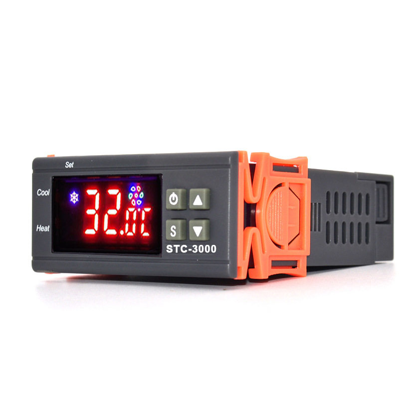 STC-3000微电脑数字温度控制器 220v电子温控器 恒温器温控开关