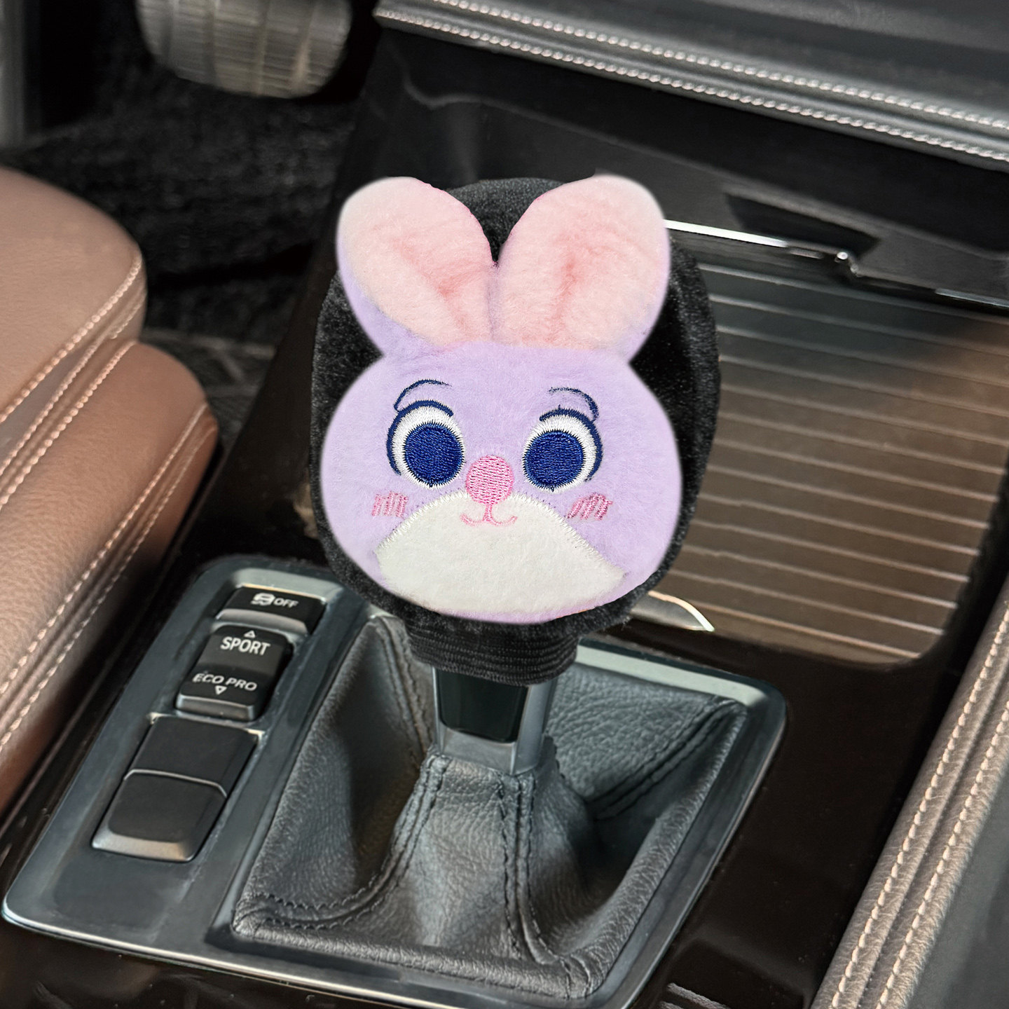 汽车冬季毛绒保暖套手刹套档把套