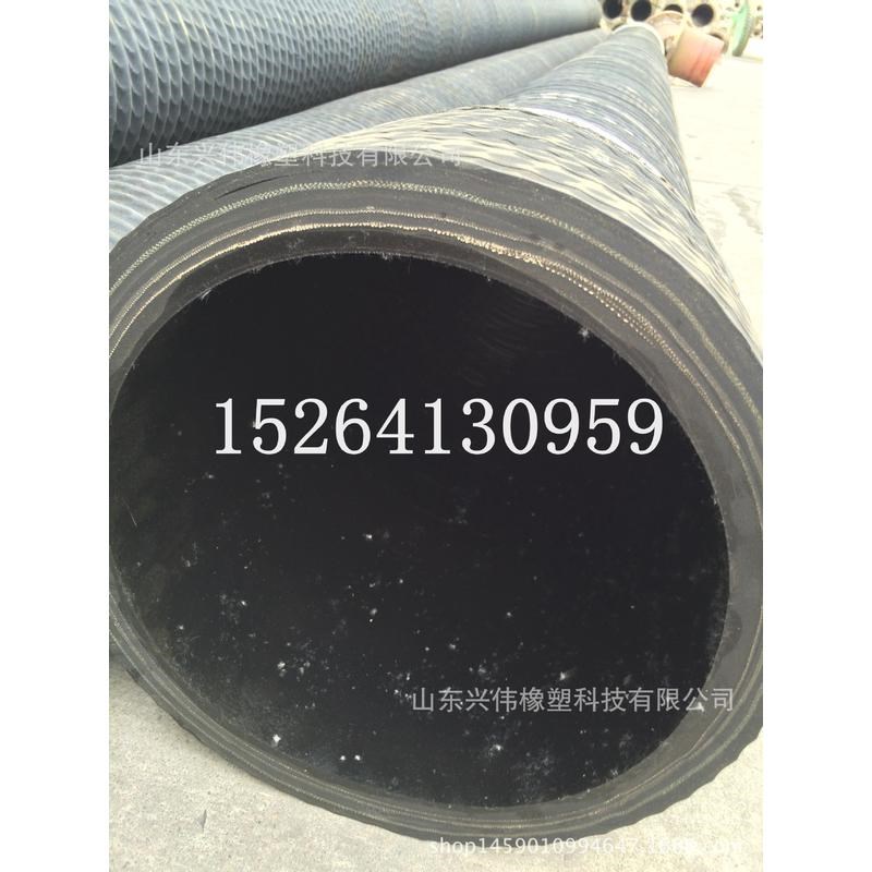 大口径软管胶管 耐油耐高温沙泵黑色橡胶管 大口径橡胶吸水