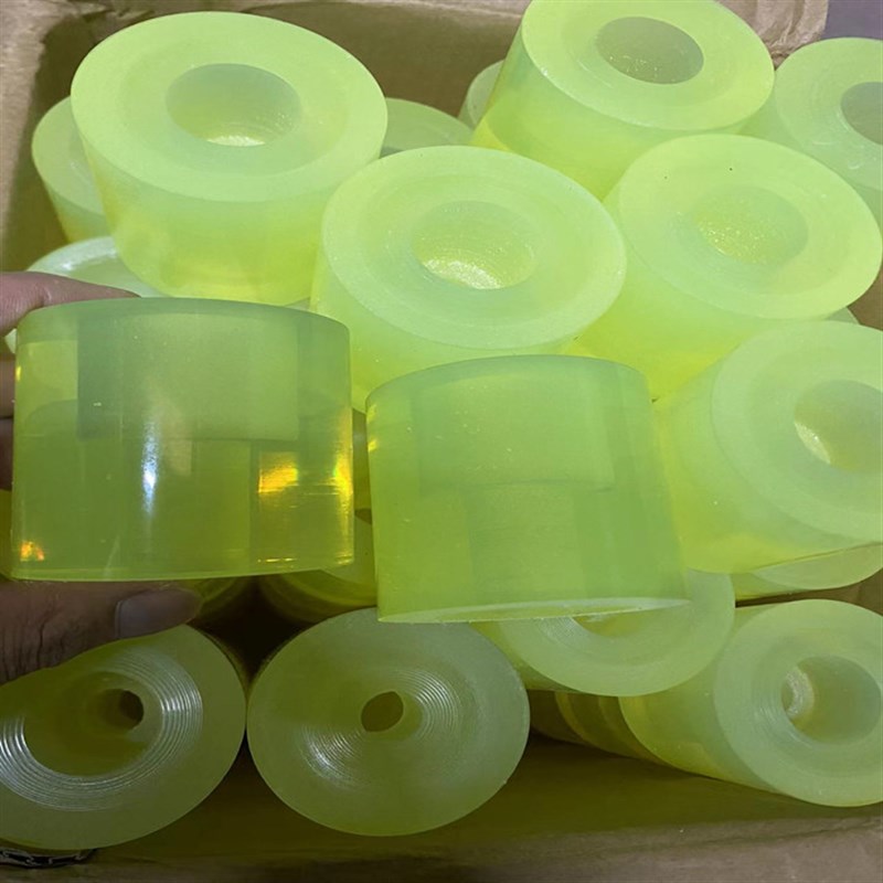 pu棒加工聚氨酯缓冲垫牛筋垫片优力胶pu胶垫防撞胶套垫圈沉孔冲垫
