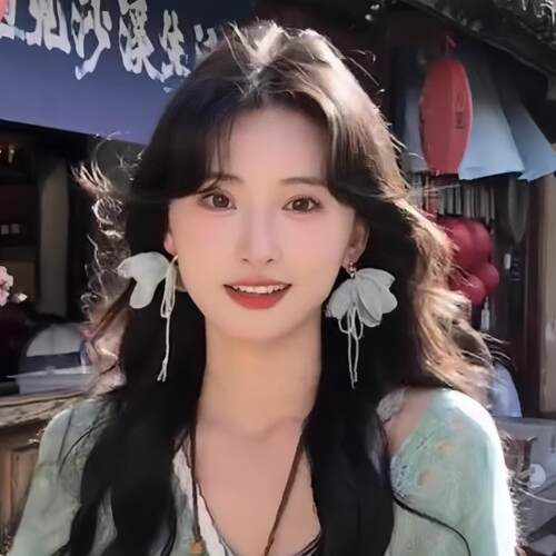 法式超仙薄荷曼波网纱花朵耳钉女