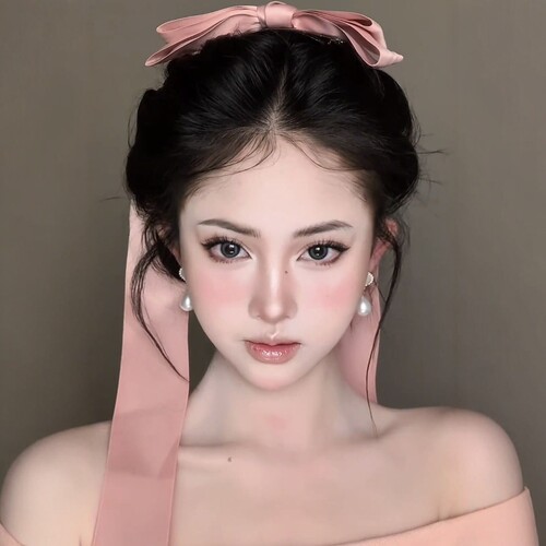 虞书欣同款丝带蝴蝶结飘带发夹