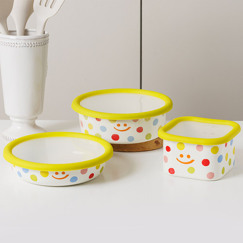 bobao高端搪瓷保鲜泡面碗