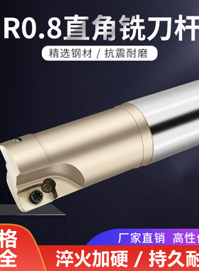 300R数控铣刀杆BAP立铣刀柄加工中心铣床开粗直角刀杆小R0.8铣刀