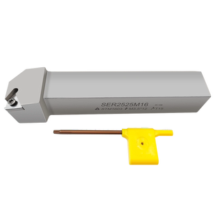 弹簧钢数控车刀杆外螺纹车牙挑丝刀柄SER2020K16车床机夹车刀架