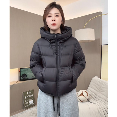 泡芙连帽羽绒服女款冬加厚高级感