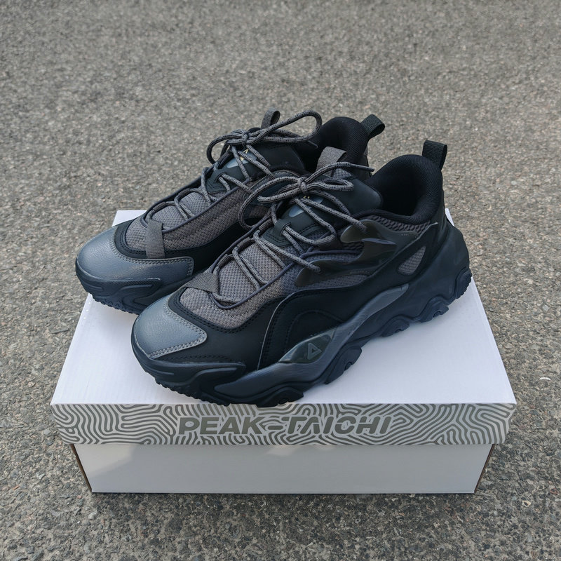 匹克态极男鞋二胖复古休闲鞋男缓震25年秋冬运动老爹鞋增高厚底潮