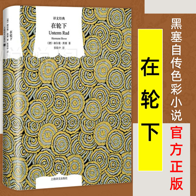 【官方正版】在轮下 黑塞自传色彩小说译文经典上海译文出版社 欧