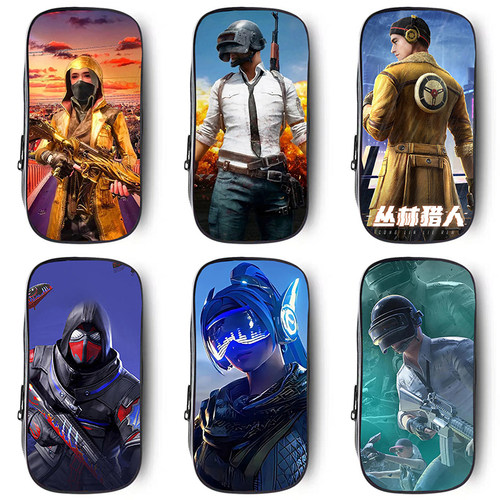 和平精英多功能笔袋帆布高达多层大容量创意卡通孙悟空大学高中生