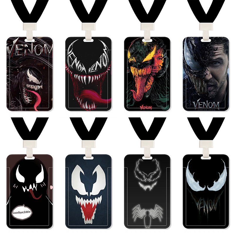 欧美电影漫威毒液致命守护者周边学生饭卡校牌门禁卡证件胸卡卡套