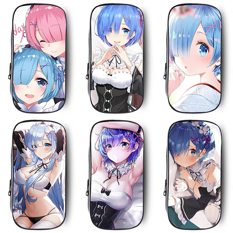 RE从零开始的异世界生活高中生笔袋男生二次元大容量拉姆蕾姆笔盒