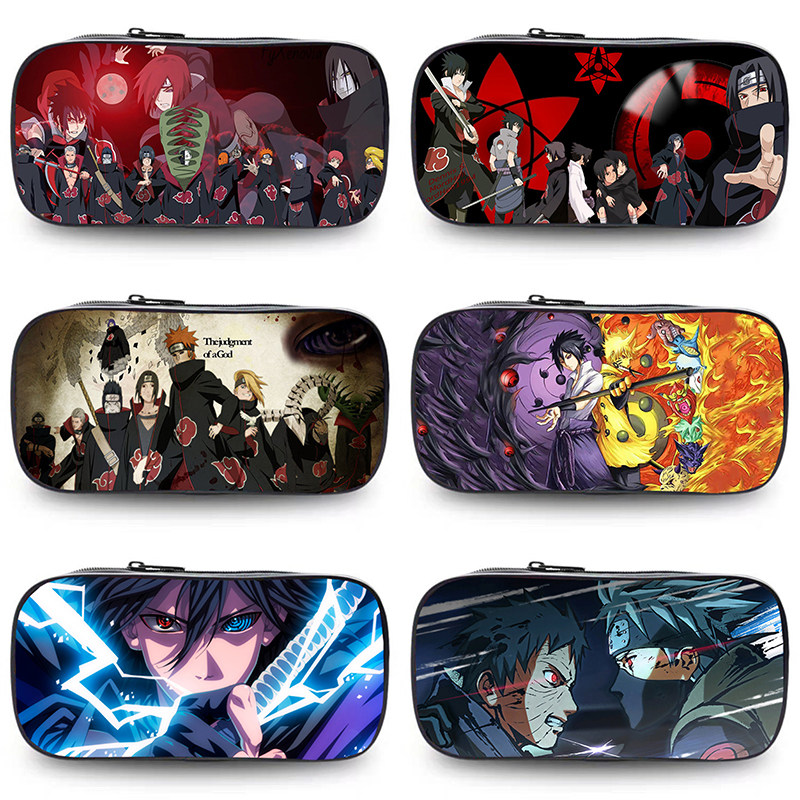 火影忍者笔袋宇智波鼬动漫文具盒文具袋铅笔盒大容量铅笔袋小学生