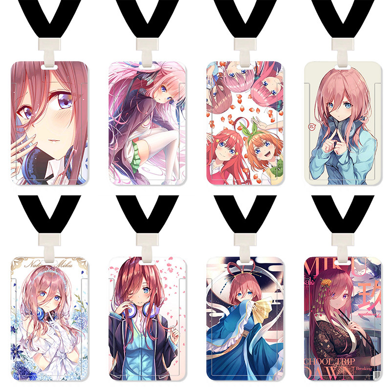 五等分的花嫁中野三玖校园校牌学生饭卡公交卡门禁卡证件卡套定制