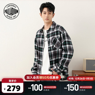 衬衫 长袖 1012608 复古格子设计男款 PALLADIUM帕拉丁上装
