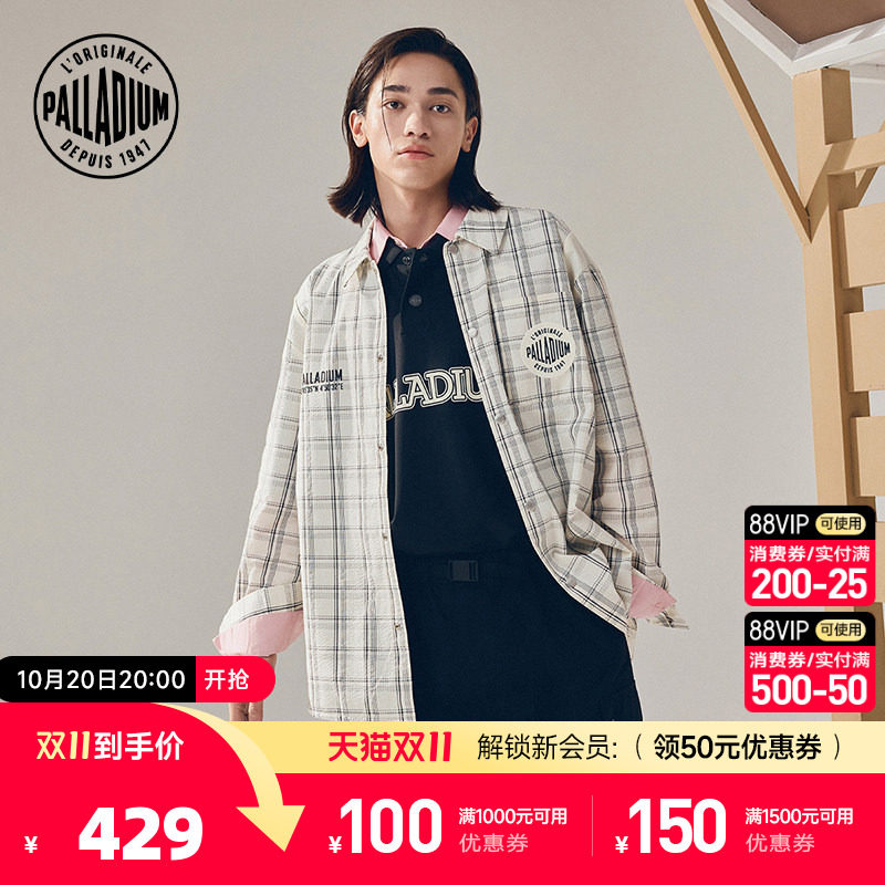 PALLADIUM帕拉丁明星同款潮流简约男女同款长袖衬衫外套
